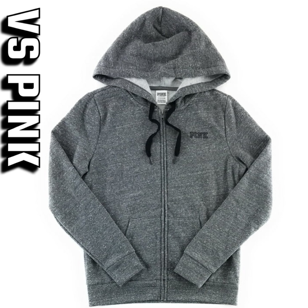 Women’s Victoria's Secret PINK Perfect Zip Hoodie. Size Large.
